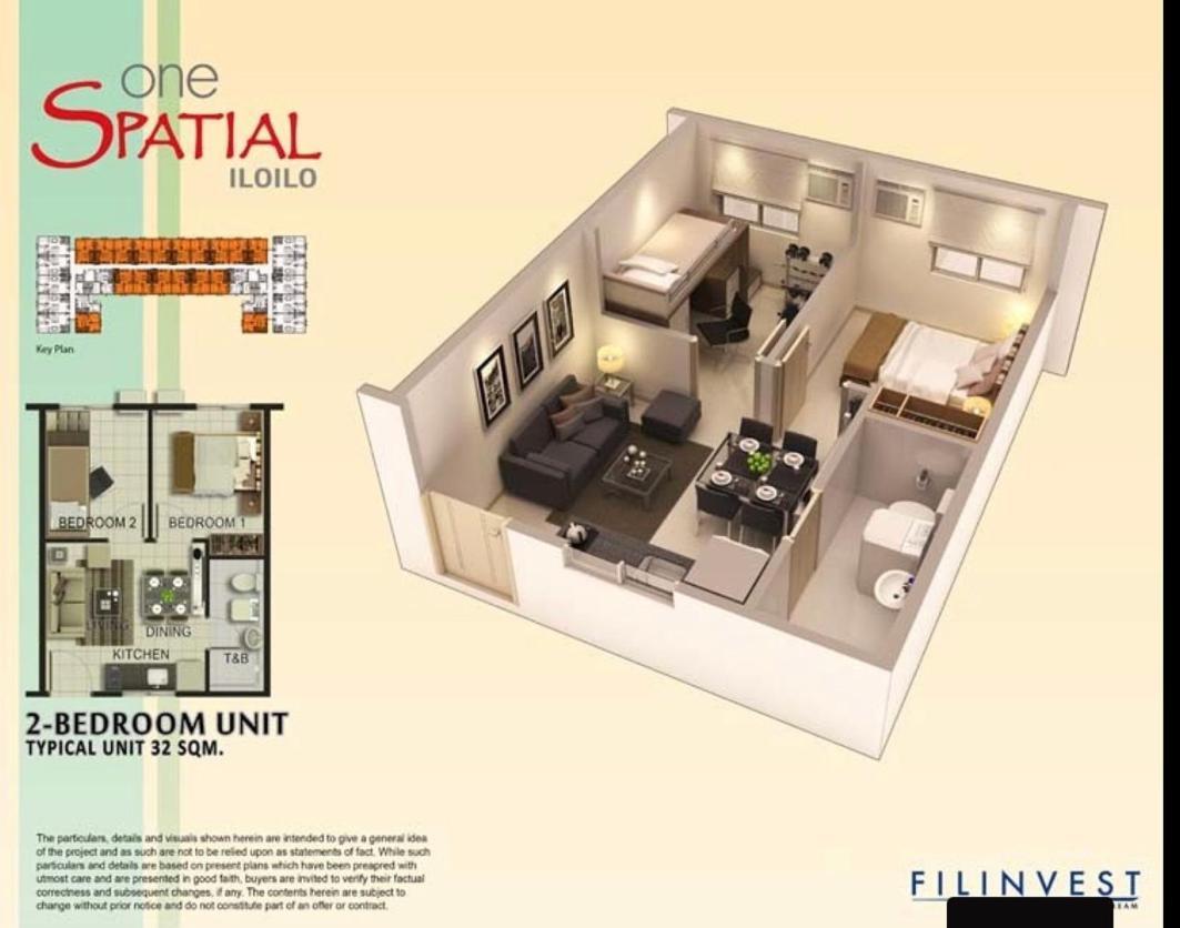 One Spatial Two Bedroom Condominium Unit With Pool And Gym Free Netflix And Wifi Iloilo City Dış mekan fotoğraf